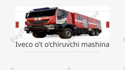 iveco o’t o’chiruvchi mashina — PPTX