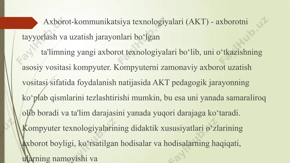 elektronpedagogika asoslari prezintatsiyasi - Page 5