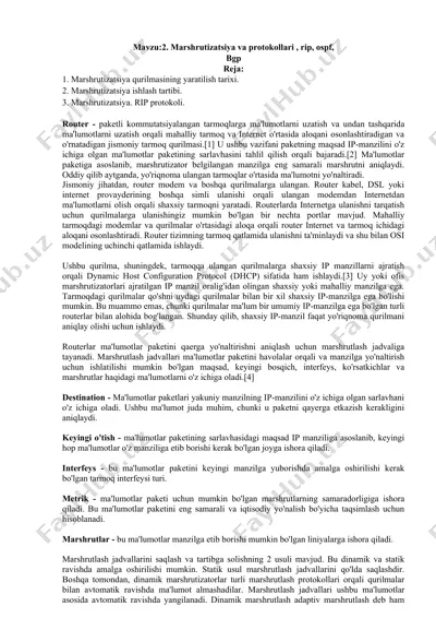 router — DOCX