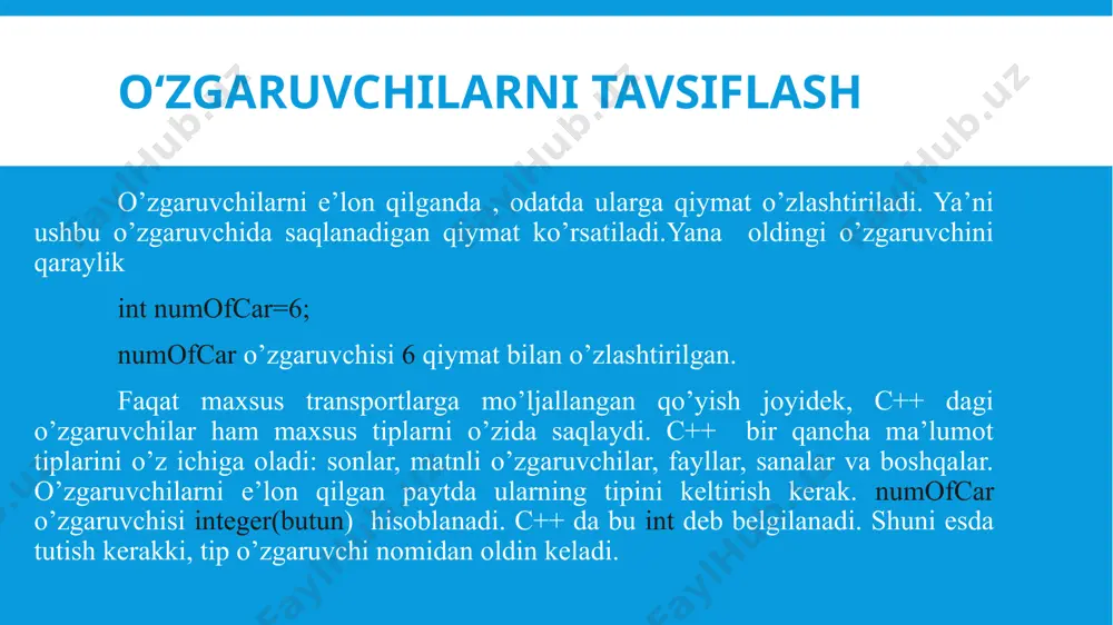 c++ dao’zgaruvchilar - Page 4