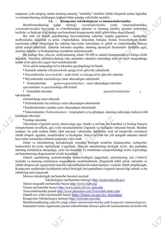 angan ball funksiyasidan foydalanish mumkin. ushbu usullar chiziqli regressiya , mashinani o'rganish , neyron tarmoqlari yoki boshqa statistik usullardan foydalanib , kichik molekula va nishon o'rtasidagi hisoblangan o'zaro ta'sir energiyasiga eksperimental yaqinliklarni moslash orqali bashoratli bog'lanish yaqinlik tenglamalarini chiqaradi . ideal holda, hisoblash usuli birikma sintez qilinishidan oldin yaqinlikni taxmin qilish imkoniyatiga ega bo'ladi va shuning uchun nazariy jihatdan faqat bitta birikma sintezlanishi kerak, bu ko'p vaqt va pulni tejaydi. haqiqat shundaki, hozirgi hisoblash usullari nomukammal va faqat eng yaxshi darajada yaqinlikni sifat jihatidan aniq baholashni ta'minlaydi. amalda, optimal dori topilgunga qadar, dizayn, sintez va sinovning bir necha iteratsiyasi hali ham talab qilinadi. hisoblash usullari talab qilinadigan iteratsiyalar sonini kamaytirish orqali kashfiyotni tezlashtirdi va ko'pincha yangi tuzilmalarni taqdim etdi. dori vositalarini kompyuter yordamida loyihalash quyidagi bosqichlardan birida foydalanish mumkin: 1. virtual skrining yordamida zarbalarni aniqlash (strukturaviy yoki ligand asosidagi dizayn) 1. izchil optimallashtirish (tuzilishga asoslangan dizayn, qsar va boshqalar). 1. …