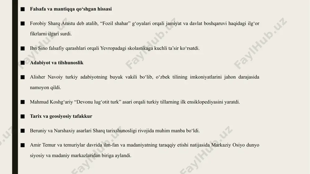 markaziy osiyo allomalarining dunyo sivilizatsiyasiga qoʻshgan hissasi - Page 4