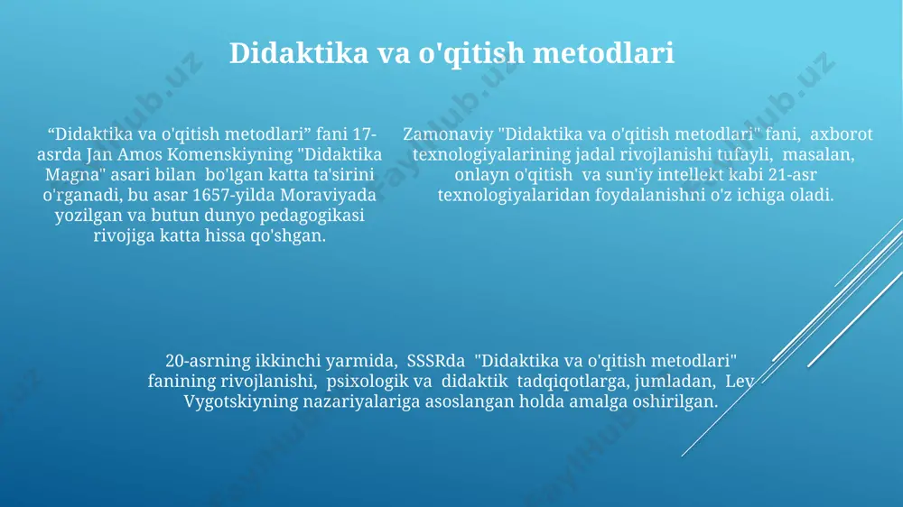jahon pedagogikasi fanining rivojlanish tarixi bayoni - Page 5