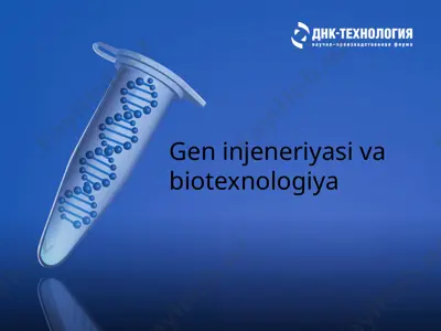 rekombinat dnk olish va gen injenerligi — PPTX