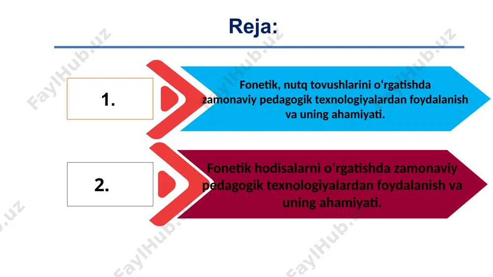 ____________ faqat til oldi undoshlardan iborat so‘zlar: ­­­­­­­­____________________________ faqat til orqa undoshlardan iborat so‘zlar: ____________________________ ona tili fonetik hodisalar fonetik hodisalar tovush tushishi tovush ortishi tovush o'zgarishi ona tili tovush tushishi ona tili tovush ortishi de + il + di = deyildi; mavzu + im = mavzuyim; shu + ga = shunga. isi + q = issiq, his + iy = hissiy, tib + iy = tibbiy, achi + q = achchiq. bu, shu+-ga, -da, -dan → bunga, shundan (- n tovushi) – mavzu+ -ing → mavzuying (-y tovushi) ona tili tovush almashishi ona tili “bozoringizni bersin” har bir maxsulot ustiga raqamlar yopishtiriladi. bu maxsulotlar ortidagi savollarga to’g’ri javob bergan o’quvchi shuncha ballarga ega bo’ladi degani. tovush almashinishiga ta’rif bering. qo‘shimcha qismida tovush almashishiga misol ayting. asos qismda tovush almashishiga misol ayting. saylov so‘zida qanday tovush almashgan? qanday qo‘shimchalar ta’sirida tovush almashishi mumkin? faqat talaffuzda tovush almashadiga so‘zlarga misol ayting. …