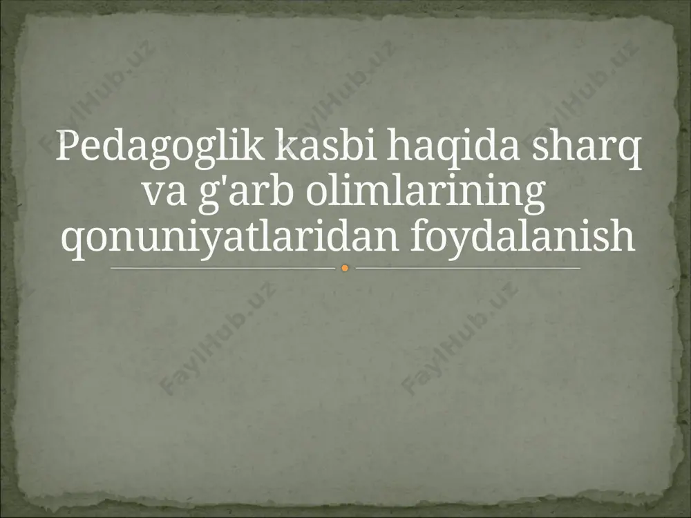 “maqsad vaqtni cho’zish emas, balki o’quvchini zeriktirmaslik. chunki doimo bir xil narsaga qaray berish mallollik va sabrsizlikka olib keladi. abu rayhon beruniy olimlarning hisoblashlariga ko’ra o’quv uchun ajratilgan vaqtning taxminan 1/4 - 1/2 qismi o’quvchilarning o’qituvchi nutqini eshitishlari va tushunishlari uchun sarflanadi. demak, o’quv materialining o’quvchilar tomonidan puxta o’zlashtirilishi o’qituvchi nutqining kamoloti va yorqinligiga bog’liq ekan. haqiqatan ham, a.avloniy ta’kidlaganidek “so’z insonning daraja va kamoli, ilm va fazlni ulug’lab ko’rsatadurg’on tarozisidir. aql sohiblari kishilarning fikr va niyatini, ilm va quvvatini, qadr va qimmatini so’zlagan so’zidan bilur”. o’qituvchi nutqi - pedagogik mahorat ko’zgusi sifatida kishining ovozi, tabiati o’zgarmas degan fikrlarga qo’shilib bo’lmaydi. hozirgi zamon fiziologiya faninig dalolat berishicha ovoz sifatini mutlaqo o’zgartirish mumkin. bu tarixiy faktlar bilan ham isbotlangan. masalan, buyuk notiq demosfen o’z duduqligini mashq qilish tufayli yengib qadimgi rimning buyuk notig’iga aylangan. hozirgi kunda nutq texnikasiga doir mashqlar tizimi ishlab chiqilgan. bu tizim teatr pedagogikasi tajribalariga tayanadi hamda nutq …
