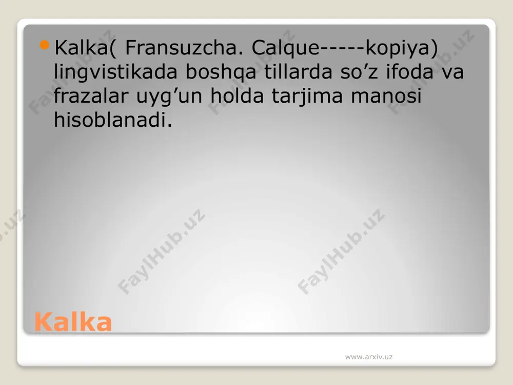 frazeologik birliklar tarjimasida kalka usuli - Page 4