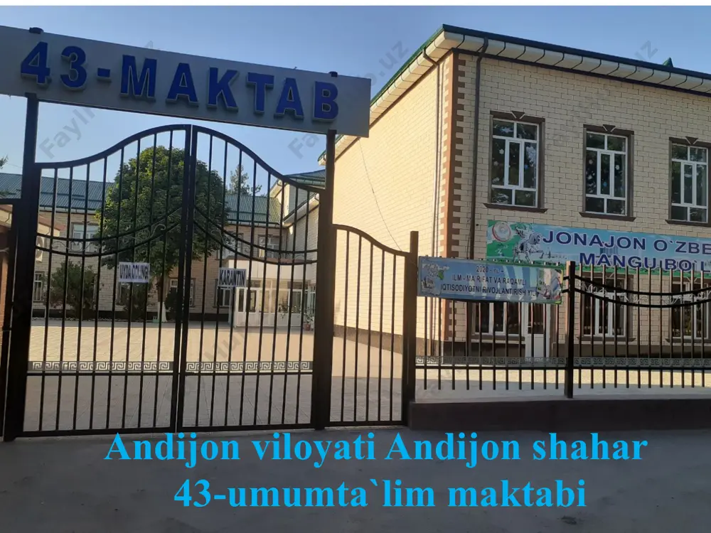 andijon viloyati andijon shahar 43-umumta`lim maktabi - Page 2