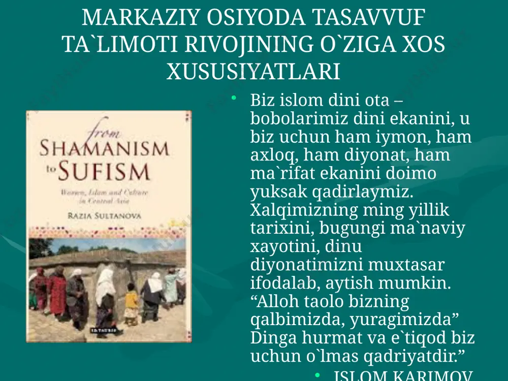 iatini hisobga olgan holda islom omilidan g'arazli maqsadlarda foydalanish harakatida bo'ldilar. islom dinining sof g'oyalari niqobi ostida siyosiy hokimiyatni egallashga intildilar. ya'ni, alloh, islom kabi so'zlarni qo'shib nomlangan, eshitilishi jarangdor partiya, tashkilotlar "islom uyg'onish partiyasi", "hizbulloh" (alloh partiyasi), "hizb at-tahrir al-islomiy" (islom ozodlik partiyasi) kabilarni tuzib, mavjud konstitutsiyaviy tuzumni ag'darib tashlab, yaxlit jug'rofiy hududda islom davlati qurish, xalifalikni qayta tiklashga harakat qildilar. bu borada "islom ta'limoti nima deydi?" degan o'rinli savol tug'iladi. har qanday ta'limotni uning asl manbalari orqali tushunish, o'rganish maqsadga muvofiqdir. ana shu yo'ldan borib, islom dinida fiqhiy va aqdsaviy jihatdan qanday bo'linish, ajralishlar bo'lgani, uning sabablarini ilmiy, qiyosiy jihatdan o'rganish mazkur kursning bosh maqsadi hisoblanadi. modomiki, mazhablar haqida so`z borar ekan avvalo mazhab o`zi nima ekanligini bilib olishimiz zarur bo`ladi. mazhab so`zi arabcha “yo`nalish” degan ma`noni bildirib, islom terminalogyasida biror diniy masala, muammo bo`yicha muayyan ulamo fikriga ergashish, “uning yurgan yo`nalishidan boorish” (arabcha – zahaba a`la mazhabihi) …
