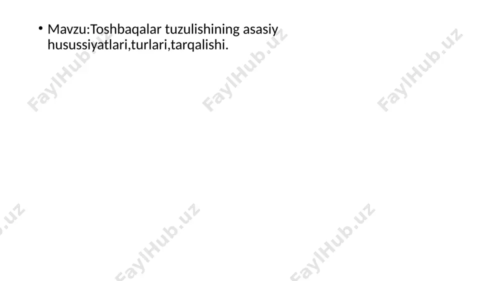 oki cho'l toshbaqasi deyiladigan turi uchraydi, uzunligi 15—25 sm bo'ladi. qishda uyquga ketib, bahorda uyg'onadi, may-iyul oylarida 5 tagacha tuxum qo'yadi. avgust-oktabr oylarida tuxumni yorib chiqqan bolalari tuproq /qum/ ostida erta bahorgacha yotadi. dengiz toshbaqalari yashil rangli, oldingi oyoqlari suzgichga aylangan, kosasi yassiroq, uzunligi 1,5 metrgacha, og'irligi 400 kg gacha bo'ladi. dengizning qumli qirg'oqlarida qumni 20 sm gacha kovlab, 70—100 dona tuxum qo'yadi va ustini qum bilan ko'madi. 1,5—2 oyda tuxumni yorib chiqqan bolalari dengiz tomon harakatlanadi. bilasizmi? ekologik jihatdan t. dengiz va quruqlik t.iga ajratiladi. quruqdik t.i antarktikadan tashqari barcha qitʼalarda va koʻpchilik o.da, dengiz t.i dunyo okeanining tropik va subtropik hududlarida, qisman, bareal qismida tarqalgan. quruklik t.i sovuq tushganda qishki, qurgʻoqchilik paytida yozgi uyquga ketishi mumkin. quruqlik va dengiz t.i, asosan, oʻtxoʻr, chuchuk suv t.i, odatda, etxoʻr (baliqlar, suvda va quruqlikda yashovchilar, umurtqasizlar bilan oziklanadi). t. bir necha oy oziqlanmasdan yashashi mumkin. quruqlikda juftlashadi. ayrim turlari yil davomida …