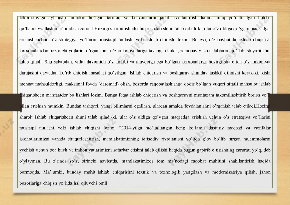 alol raqobat va g’irrom raqobatga bo’linadi. halol raqobat - qonuniy, yo’l berilgan va hamma tan olgan, insoniy usullar bilan o’zaro bellashuvdir. bu raqobatda madaniy usullar qo’llaniladi, bu usullardan narx vositasida raqobatlashuv, tovar sifatini oshirish orqali kurashish, servis (xizmat ko’rsatish) orqali bellashuv keng tarqalgan. bu usullardan alohida-alohida emas, balki birgalikda foydalanish ham qo’llaniladi. g’irrom raqobat – man etilgan vositalar yordamida va g’ayriinsoniy usullar bilan olib borilgan kurashdir. bu raqobat turi yovvoyi bozor iqtisodiyotining belgisi hisoblanadi. g’irrom raqobat yuz berganda josuslik, qo’poruvchilik, reket, tuxmat, tovar belgisini o’g’irlash va hatto, qotillik kabi usullar qo’llaniladi, raqibni turli yo’llar bilan obro’sizlantirish choralari ko’riladi. bozor iqtisodiyoti sharoitida sarf-xarajatdagi ustunlik, bozordagi salmoqli ulush, ijodiy yondashuv va tadbirkorlikka ega rahbarlik, iste’molchilarning o’sish bazasi va jalb etish imkoni mavjudligi, o’ta individuallashgan mahsulot kabilar raqobatning kuchli belgilari bo’lib hisoblanadi. bozor iqtisodiyoti sharoitida raqobatda kuchsizlik belgilari bo’lib, yuqori xarajatda ishlab chiqarish, raqobatdan orqada qolish vaziyati, mahsulotni takomillashtirishdagi oqsashlar, o’sib kelayotgan xavf-xatar …