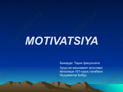 motivatsiya — PPTX