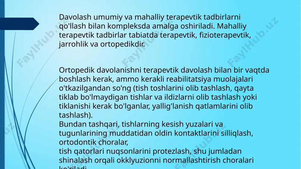 tarqoq parodontida doimiy shinaluvchi qurilmalarin iturlari - Page 5