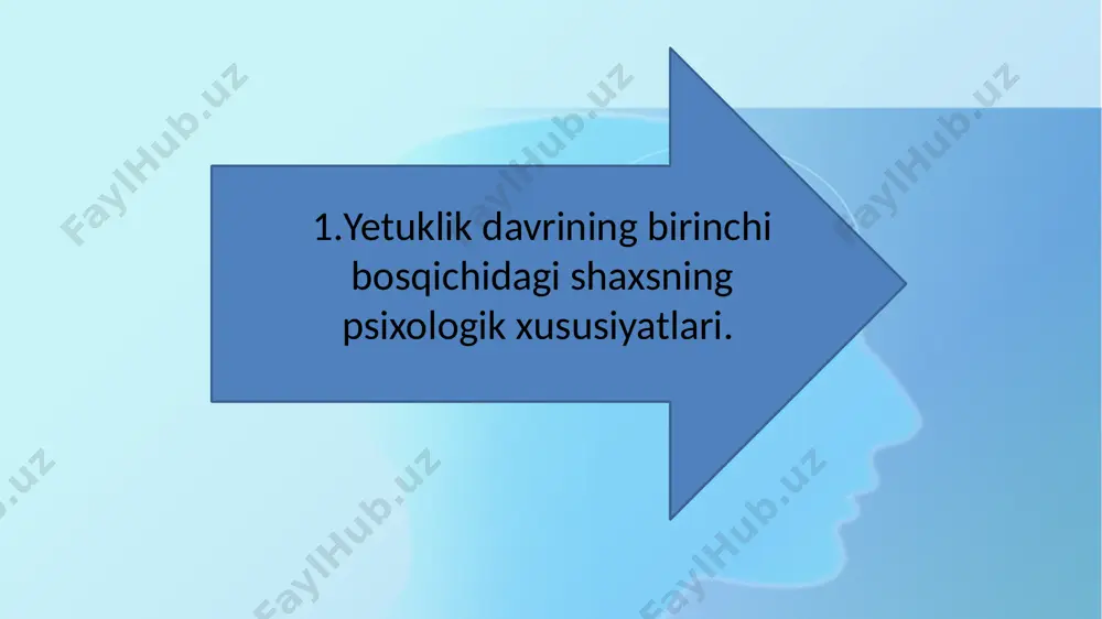 ni egallash; 28—35 yosh — topilgan hayot asoslarini tasdiqlash;  35-42 yosh - ikkinchi jinsiy yetilish, kasbiy maqsadlarga yo‘nalganlik; 42—49 yosh — maniakal-depressiv davr; 49-56 yosh - shaxsiy qartayish bilan kurash; 56—63 yosh — donolik;  63-70 yosh - o‘z hayotida yana muvaffaqqiyatga erishish mumkinligini anglash, «ikkinchi yoshlik» imkoniyati. 2. yetuklik davrining ikkinchi bosqichidagi shaxsning psixologik xususiyatlari. lekin inson hayot yo‘lini bunday davrlashtirish tavsiflovchi xarakterga ega bo'lib, jiddiy empirik asoslarga ega emas. antropologlar va fiziologlar tomonidan yetuklikning quyi chegarasini 17 yoshdan (d.birren), 21 yoshdan (d.b.bromley), 20 yoshdan ayollar, 21 yoshdan erkaklar (xalqaro klassifikatsiya bo‘yicha), 25 yoshdan (w.bunak) boshlanadi, deb hisoblashgan. 0‘rta yetuklik chegaralari ham turli olimlar tomonidan turlicha ko‘rsatilgan: 20 yoshdan 35 yoshgacha (d.veksler), 25 yoshdan 40 yoshgacha (d.bromley), 25 yoshdan 50 yoshgacha (d.birren), 36-60 yoshgacha (yoshning xalqaro klassifikatsiyasi bo‘yicha). yetuklikning yuqori chegarasi va keksalikning boshlanishi haqida ham turlicha qarashlar mavjud: 55 yoshdan (w.bunak, w.ginzburg, d.bromley, d.veksler), 60 yoshdan (g.grim …