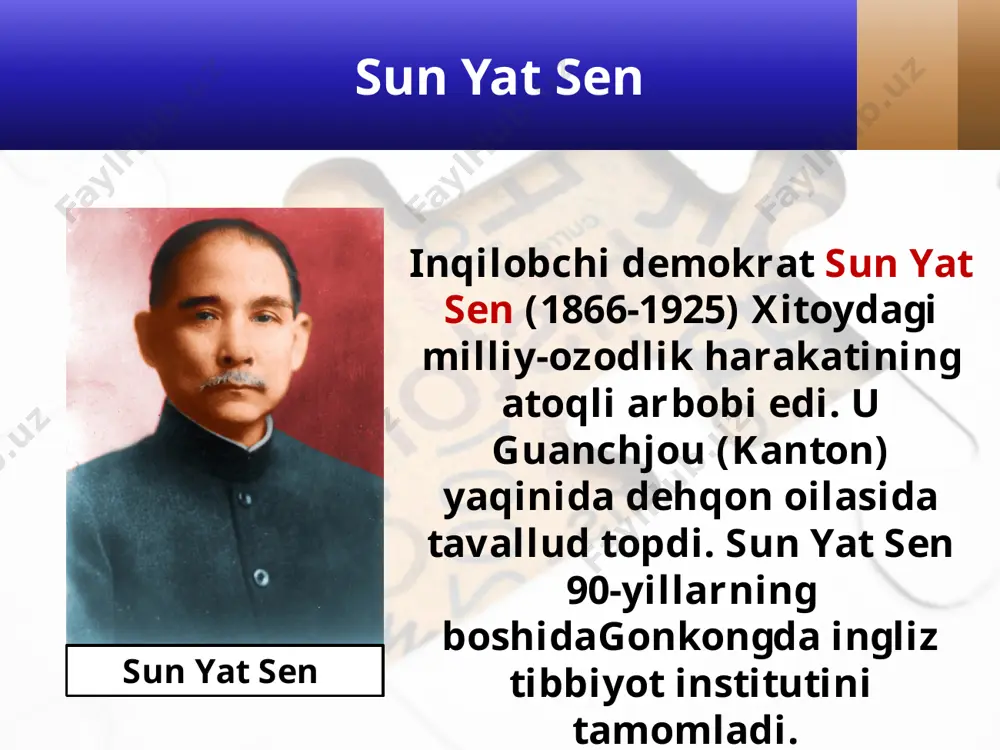 xx asr boshlarida xitoyning ijtimoiy-iqtisodiy va siyosiy ahvoli 9 - sinf - Page 4
