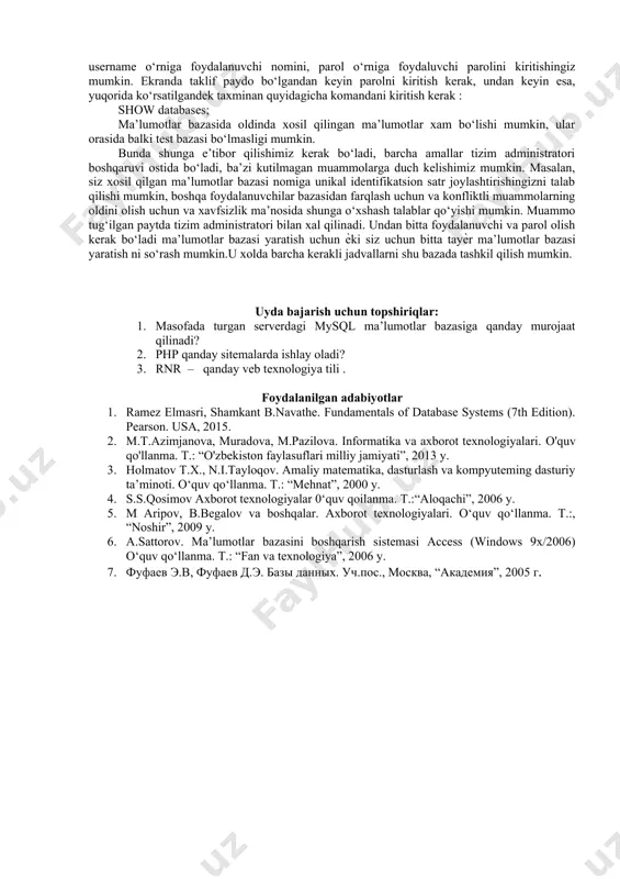 uchun juda keng qo‘llaniladi. bunday ish ko‘rsatish uchun php-parser (ya’ni php-skriptlarni qayta ishlovchi) va skriptlarni qayta ishlovchi web-server, skriptlarni natijasini ko‘rish uchun brauzer va albatta php-kodini yozish uchun qanday bo‘lsa ham matn muharriri kerak bo‘ladi. php-parser cgi-dasturlar ko‘rinishida yoki server modullari ko‘rinishida tarqalgan. uni va web-serverni kompyuterimizga qanday o‘rnatamiz, biz bu haqida keyinroq ko‘rib o‘tamiz. ikkinchi soha – buyruqlar satrida bajariladigan skriptlarni yaratish. ya’ni php tili yordamida biror-bir kompyuterda brauzer va web-serverlardan mustaqil ravishda o‘zi bajariladigan skriptlarni ham yaratish mumkin. bu ishlarni bajarish uchun hech bo‘lmaganda php-parser (bu holatda biz uni buyruqlar satri interpretatori (cli, command line interpreter) deb ataymiz) talab etiladi. bunday ishlash uslubi turli masalalarni rejalashtirish yordamida bajarilishi uchun kerak bo‘lgan skriptlar yoki oddiy matnni qayta ishlash uchun kerak bo‘lgan masalaga o‘xshash ishlaydi. va nihoyat oxirgi uchinchi soha – bu mijoz tomonidan bajariladigan gui-ilovalarni (grafik interfeys) yaratish. bu soha php tilini endigina o‘rganayotgan foydalanuvchilar uchun uncha muhim bo‘lmagan …