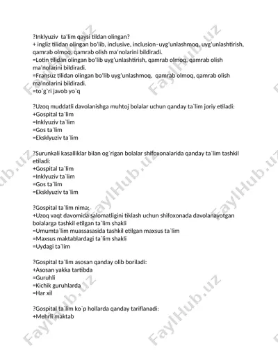 inklyuziv ta'lim — DOCX