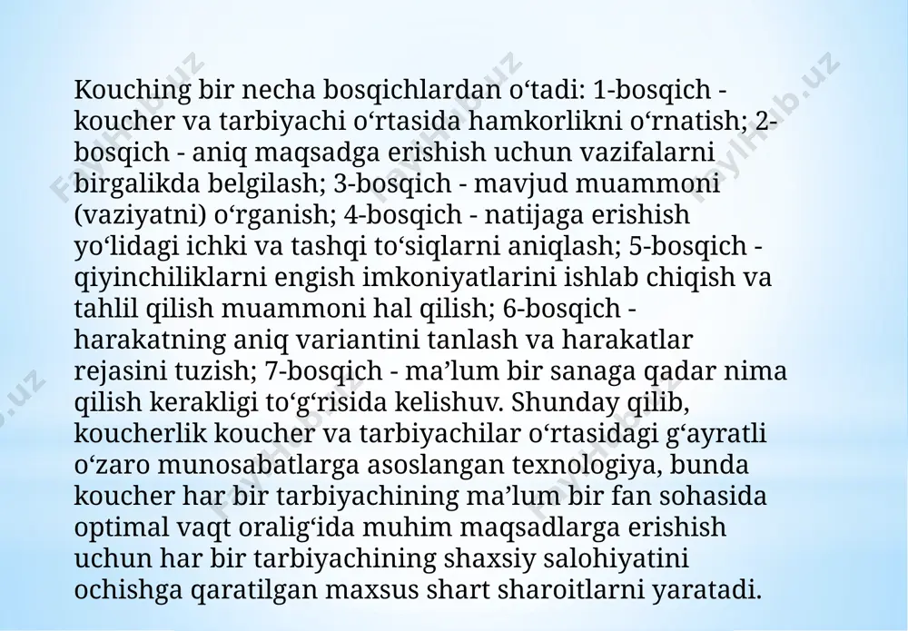 kouch shaxsini psixologik tayyorlashni tashkil etish - Page 5