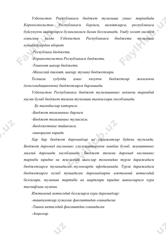 узбекистон республикаси бюджет тузилиши - Page 5