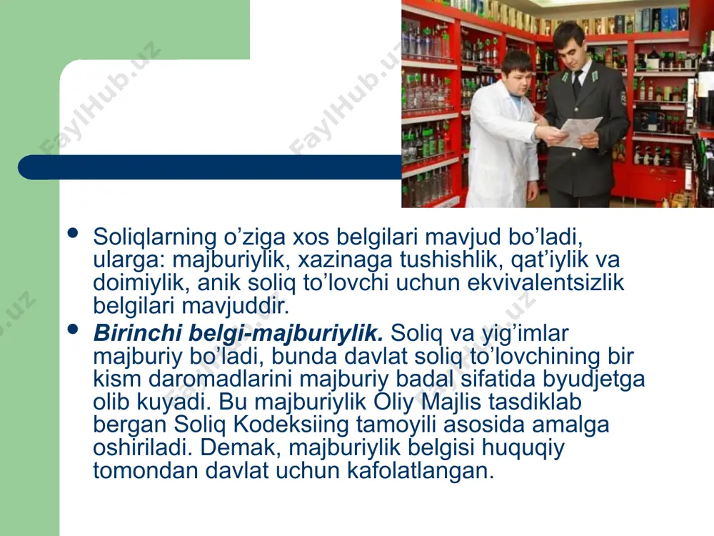 o`zbekistonda soliqlarning rivojlanish bosqichlari - Page 5