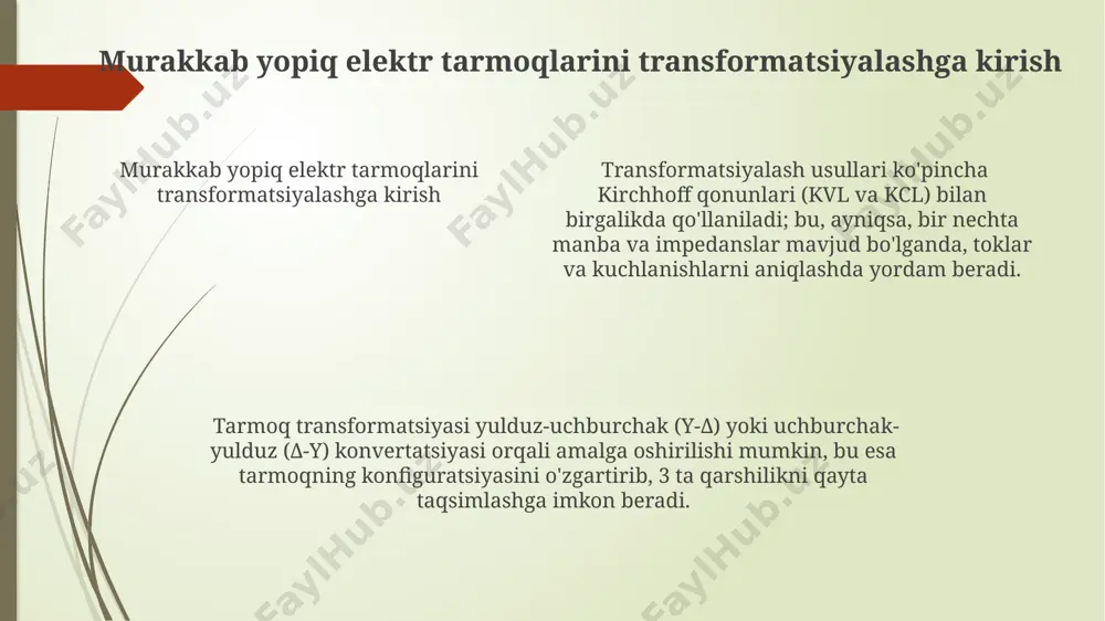 murakkab elektr tarmoqlarini oʻzgartirish - Page 4