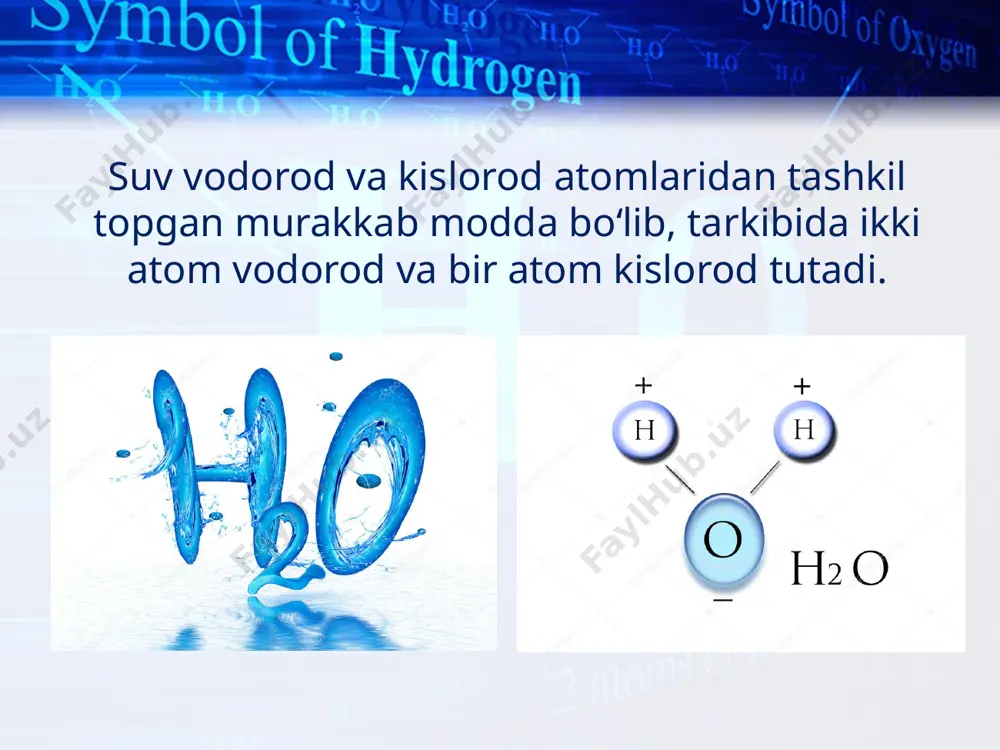 suv – murakkab modda. fizik va kimyoviy xossalari - Page 3