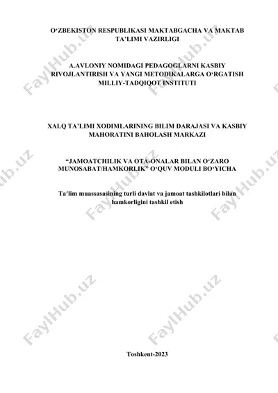 pedagoglarni kasbiy rivojlantirish va yangi metodikalar — DOCX