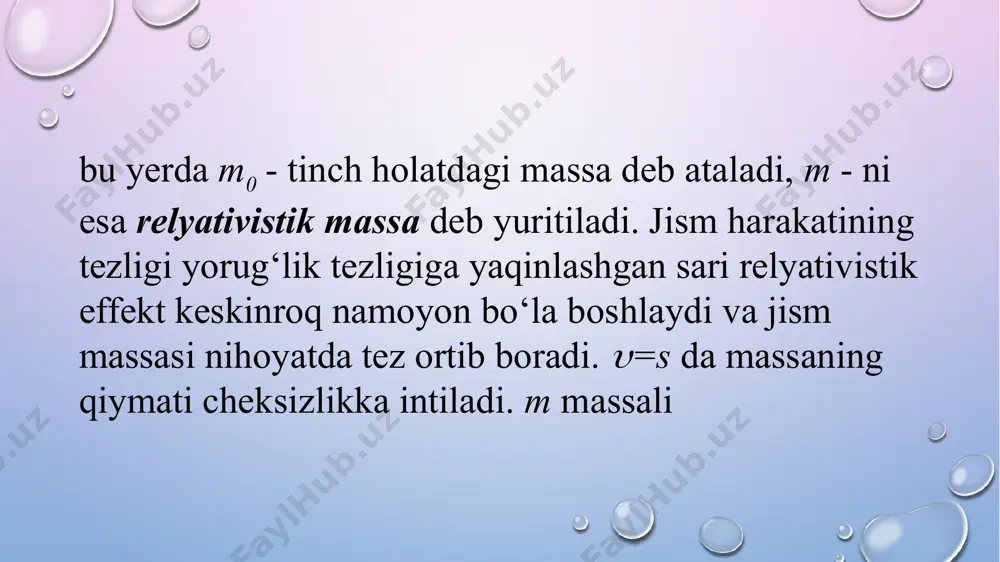 relyativistikdinamikaning asosiy qonuni - Page 4