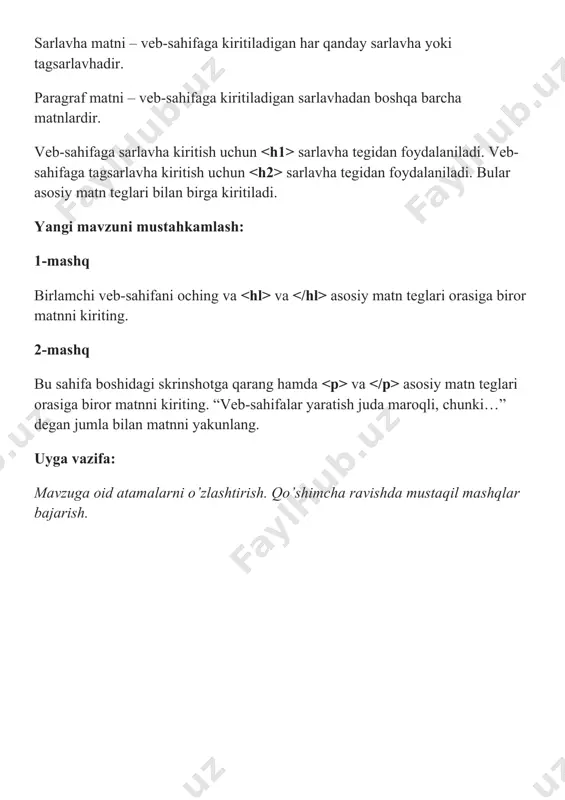 "veb-sahifaga matn kiritish" - Page 3
