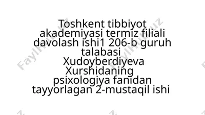 psixologiyaning tadqiqot metodlari — PPTX