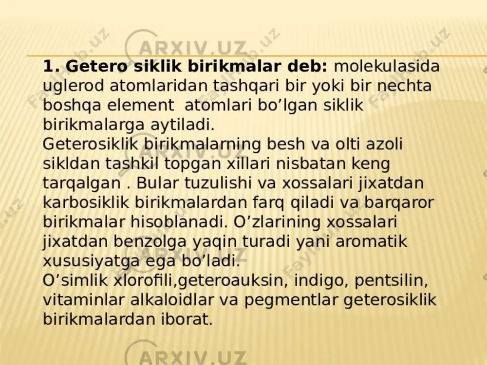 geterotsiklik birikmalar - Page 5