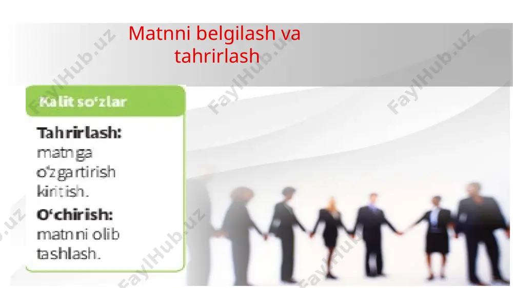 matnni belgilash va tahrirlash - Page 3