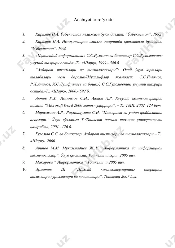 tarmoqlanuvchi hisoblash jarayonlarini algoritmlash va dasturlash - Page 5