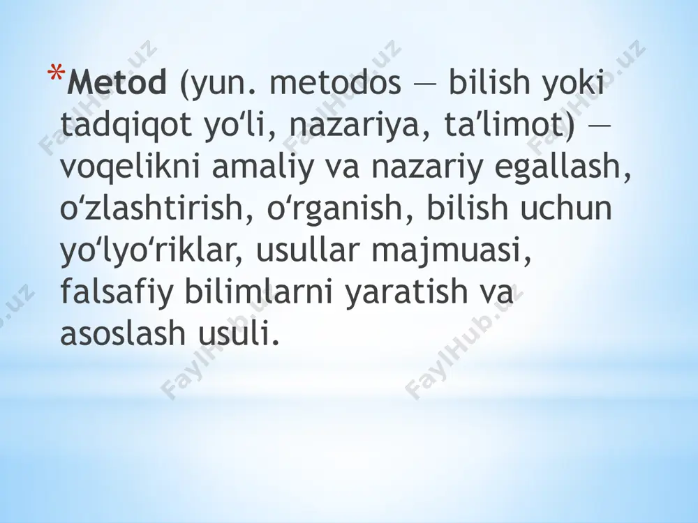 deb yuritiladi. vazifaviy u. deganda, tildan farq qiladigan qandaydir aloxdda narsa tushunilmaydi, balki aniq bir adabiy til tarkibi ichida qaraladigan, oʻziga xos xususiyatlari, xizmat qilish doirasi bilan oʻzaro farq qilib turadigan yordamchi tizim tushuniladi. texnika deganda inson tomonidan yaratilgan va o’zining ehtiyoji uchun ishlatiladigan buyumlani aytishimiz mumkun .masalan tan texnikasi , maishi texnika,qishloq xo’zalik yexnikasi, axborot teknikasi sport texnikasi va boshqalar bo’lishi mumkum. texnologiya (grekcha: „techno“ — hunar, usta va „logos“ — fan, taʼlim)[1] — ilmiy-praktika asosida xom-ashyoni tayyor mahsulotga aylantirishning usullari. texnologiya (yunoncha techne — sanʼat, mohirlik, uquv) — sanoat, qurilish, transport, qishloq xoʻjaligi va boshqa sohalarda mahsulotlar olish, ularga ishlov berish va ularni qayta ishlash usullari tartibga solingan tizim; shu usullarni ishlab chiqish, joriy qilish va takomillashtirish bilan shugʻullanadigan fan. har bir sohaning oʻziga xos texnologiyasi boʻladi: kon ishlari texnologiyasi, mashinasozlik texnologiyasi, qurilish texnologiyasi, qishloq xoʻjaligi va boshqalar. masalan, qurilish ishlari texnologiyasi bir qancha operatsiyalar yigʻindisidan tashkil topgan: …