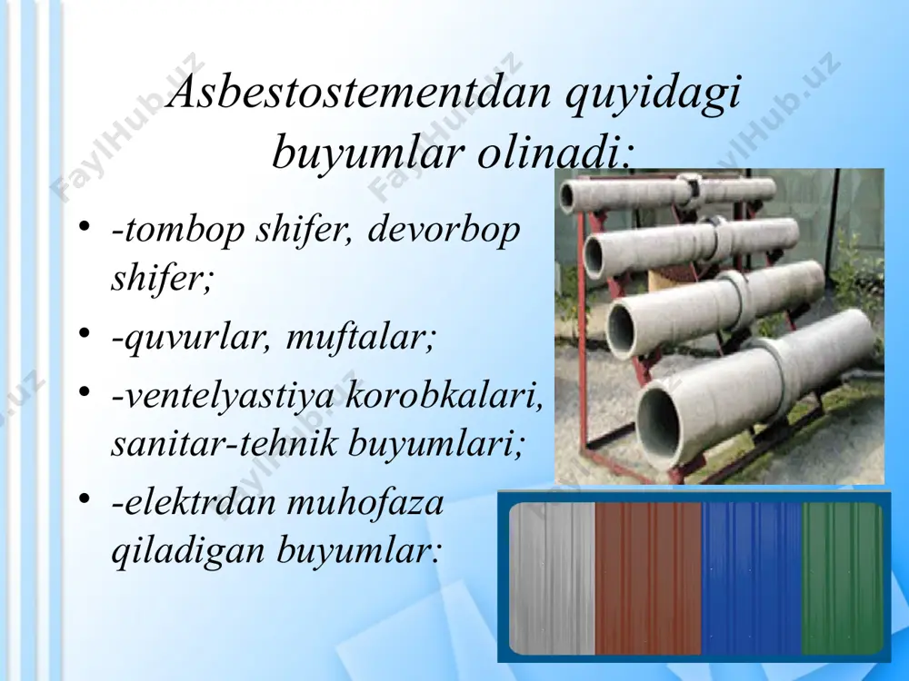 asbestostement buyumlarning qotish jarayoni asoslari - Page 3