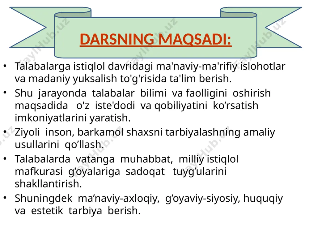 97-yil 27- avgust kuni oliy majlisning ix sessiyasida o'zbekiston republikasining "talim to'g'risida"gi qonuni va "kadrlar tayyorlash milliy dasturi" qabul qilindi. hozirgi sharoitda o'zbekistonda 36 ta dramatik, musiqali drama va komediya, opera va balet, qo'g'irchoq teatrlari faoliyat ko'rsatayapti. mustaqillik yillarida kino san'ati ham rivojlandi. 1996-yilda o'zbekfilm tasarrufida 8 ta kinostudiya, 30 ga yaqin mustaqil ijnodiy studiyalar faoliyat yuritdi. 1996-yilda estrada-sirk kolleji ochildi. o'zbekiston sirkchilarning chet ellarga gastrol safarlari misr, iordaniya, falastin, pokiston, malayziya. hindiston, xitoy, suriya, livan, eronda gastrol safarlarida bo’lgan. olimjon toshkentboyev rahbarligidagi "q'zbekiston darbozlar" guruhi 1996-yildan boshlab yevropa mamlakatlarida gastrol safarida bo'lib, 2000 dan ziyod tomosha ko'rsatdilar.15 yoshli каrima zaripova 1997- yil yanvarda parijda _qatnashib "plastik etuyd" (besuyak o'yini) janrida festivalning eng oliy mukofoti oltin medalni qo’lga kiritdi. o'zbek sirkchilari 1999- yilda birlashgan arab amirligining dubay shahrida, 1999-yilda saratov shahrida bolib o'tgan butunrossiya sirkfestivalida, 2000-yilda xitoyning uxan shahrida bo'lib o'tgan xajgaro festivalida, 2001-yil yanvarda belgjyaning bo'lib o'tgan yevropa sirklarining …