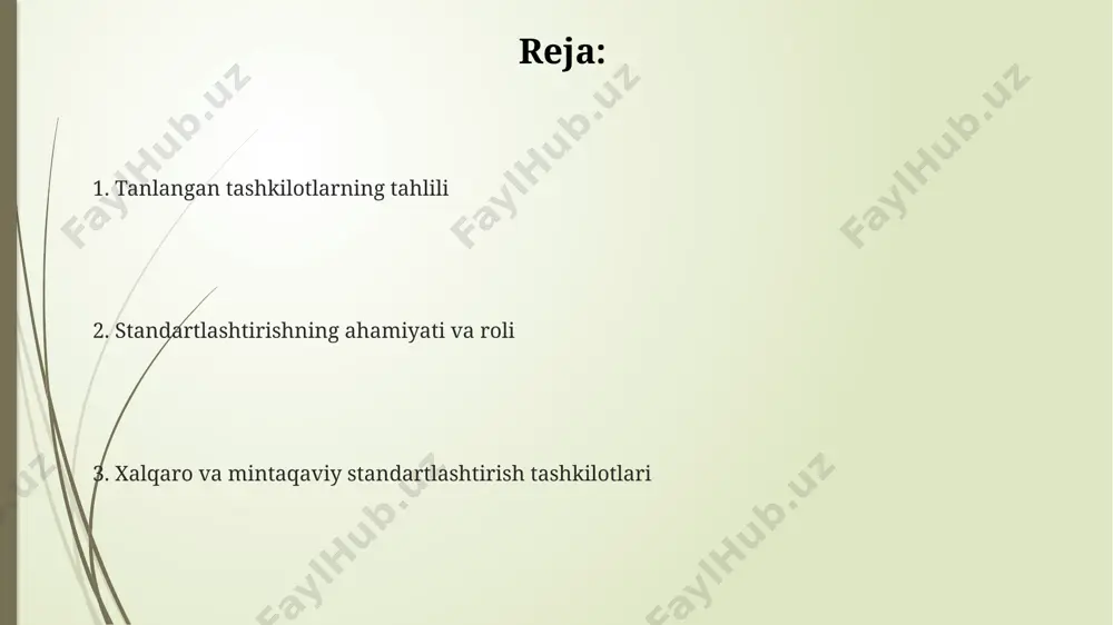 qadi va 10 ga yaqin mintaqaviy kelishuvlarga qo'shiladi. markaziy osiyo davlatlari o'rtasida 20 dan ziyod texnik reglament va standartlar bo'yicha hamkorlik mavjud bo'lib, bu mintaqada savdo va iqtisodiy integratsiyani rivojlantirishga yordam beradi. itu (xalqaro telekommunikatsiya ittifoqi) ituning global standartlarni ishlab chiqishda muhim roli tufayli, dunyo bo'ylab 90% dan ortiq mamlakatlarda internet va mobil aloqa keng qo'llanilishi ta'minlanadi. itu, xalqaro chastota rejalashtirish, radio aloqasi va telekommunikatsiya texnologiyalari sohasida 150 yildan ortiq tajribaga ega bo'lib, jenevada joylashgan. ituning 193 a'zo davlati va 400 dan ortiq sektor a'zolari bor, ular jahon bo'ylab telekommunikatsiya standartlarini ishlab chiqish va qo'llab-quvvatlashda faol ishtirok etadi. o'zbekiston respublikasidagi standartlashtirish samarqand viloyatida joylashgan korxonalarda iso 9001 sifat menejmenti tizimi sertifikatlarini olish bo'yicha 2022 yilda 30% ga o'sish kuzatildi. o'zbekiston respublikasida 200 dan ortiq milliy standartlar mavjud bo'lib, ular mamlakatning turli sohalarida, jumladan, toshkent shahridagi to'qimachilik sanoatida qo'llaniladi. "o'zstandart" agentligi 100 dan ziyod xalqaro standartlashtirish tashkilotlari bilan hamkorlik qilib, 5 …