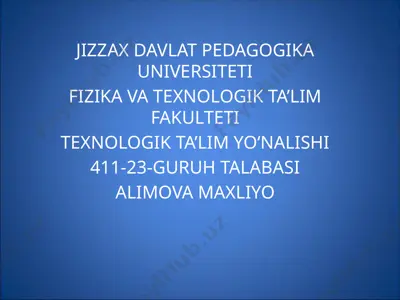 ta'lim qonuniyatlari — PPTX