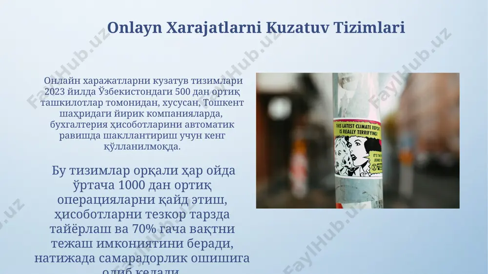 ni to'liqlashtirish. hisobotni to'ldirish bo'yicha qo'llanma hisobotga qo'shiladigan hujjatlar (kvitansiyalar, cheklar) raqamlangan va sana bo'yicha tartiblangan bo'lishi shart, masalan, 10 ta kvitansiya 2023 yil 15 oktyabr sanasidan 25 oktyabr sanasigacha bo'lgan davrni qamrab oladi. xalqaro safarlar bo'yicha hisobotlarda valyuta kursining o'zgarishini hisobga olish zarur, masalan, aqsh dollaridan so'mga aylantirishda 11 000 so'm kursi qo'llanilgan bo'lsa, bu haqda batafsil yozib qo'yish lozim. soliqlar va chegirmalar 2024 yil uchun o'zbekiston respublikasida qo'shimcha qiymat solig'i (qo'shilgan qiymat soliq - qqs) stavkasi 15% ni tashkil etadi, bu samarqand viloyatidagi kompaniyalar uchun katta ahamiyatga ega. xodimlarga to'lanadigan ish haqi miqdoridan 12% miqdorida daromad solig'i ushlab qolinadi, bu andijon viloyatidagi korxonalar uchun muhim hisoblanadi. hisobotni topshirish muddatlari хоразм вилоятидаги филиаллар ҳисоботларини топшириш муддати – ойнинг 20-си, электрон тизим орқали, ҳисоботда камида 5 та тўлов ҳужжати мавжуд бўлиши шарт. тошкент шаҳридаги корхоналар учун харажатлар ҳисоботини топшириш муддати ойнинг 15-санасидан кечиктирилмай, электрон шаклда, 10 кун ичида amalga oshirilishi …