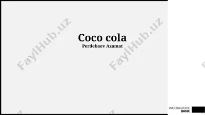 coco cola — PPTX