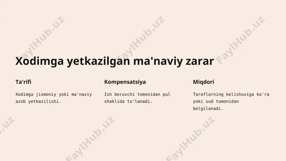 mehnat shartnomasi taraflarining moddiy javobgarligi - Page 5