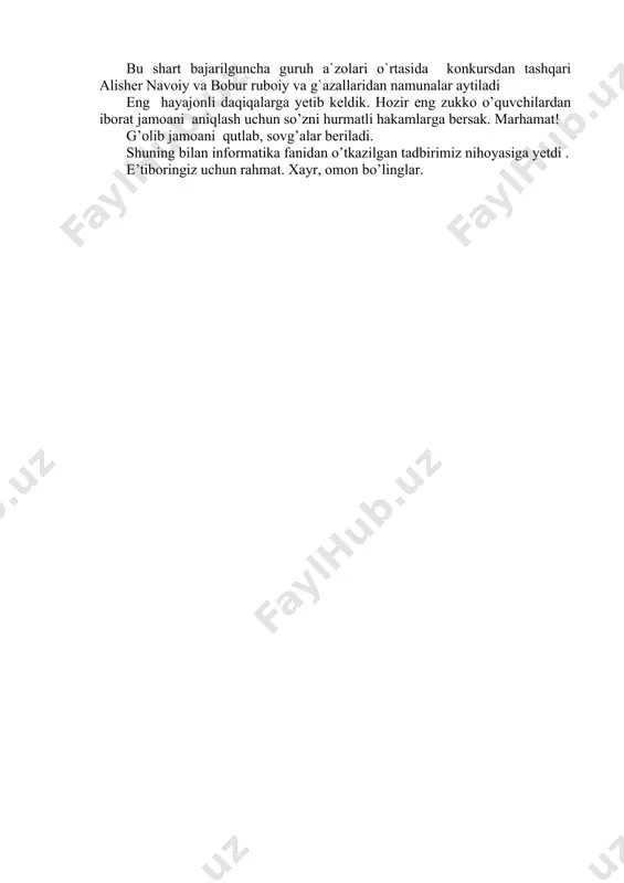 "informatika +” tadbiri ssenariysi - Page 5
