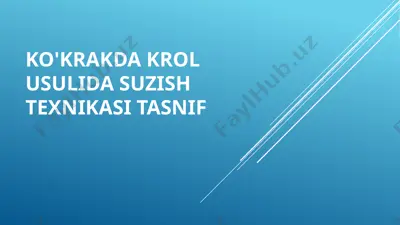 ko'krakda krol usuli — PPTX