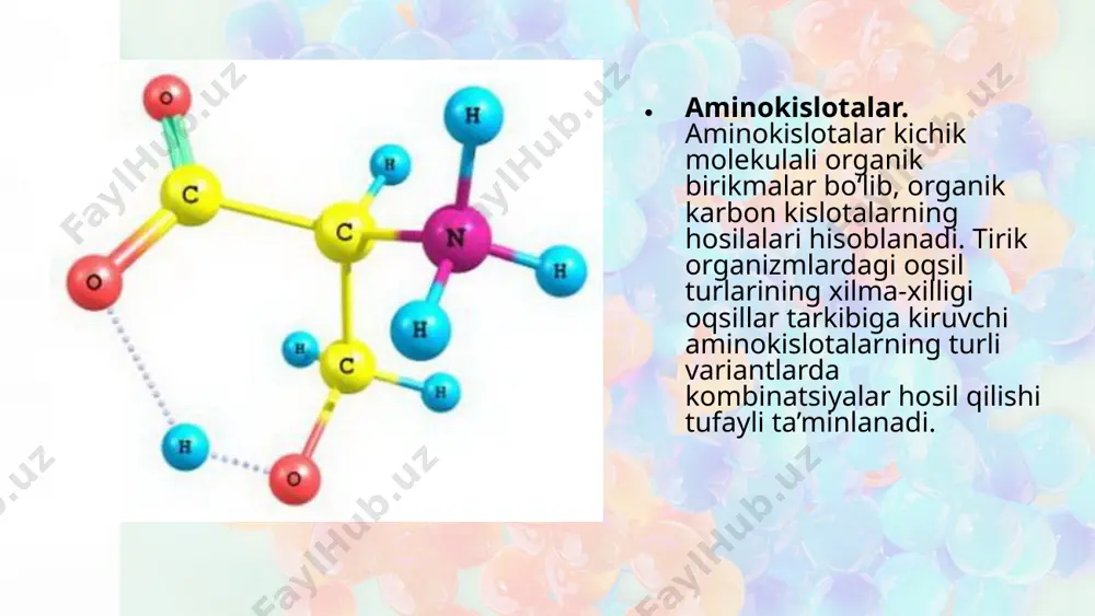 oqsillar va nuklein kislotalar. 10 - sinf - Page 4