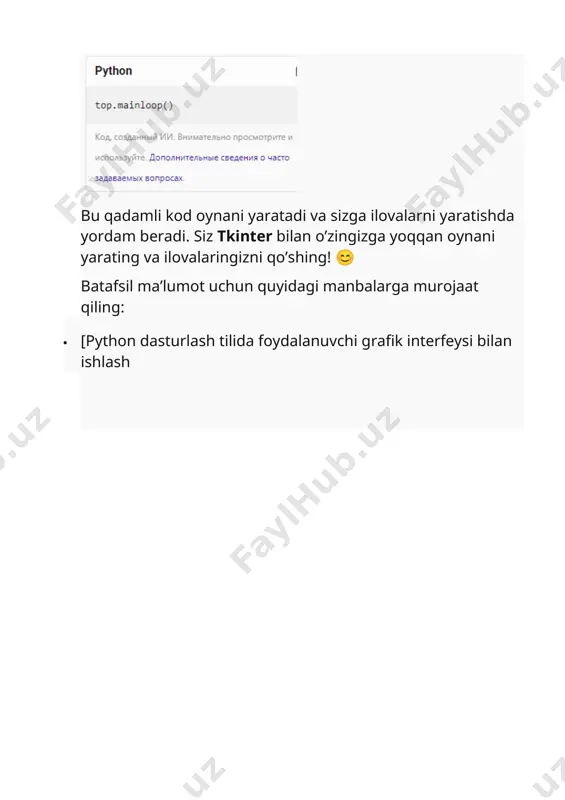 gui muhitida grafik imkoniyatlardan foydalanib ro’yxatga olish oynasini yaratish - Page 3
