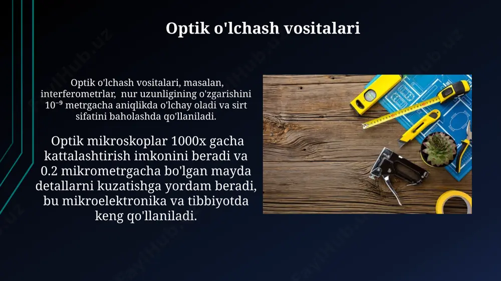 metrologiya faniga oid "o‘lchashlar uning turlari o‘lchash vositalari" - Page 4