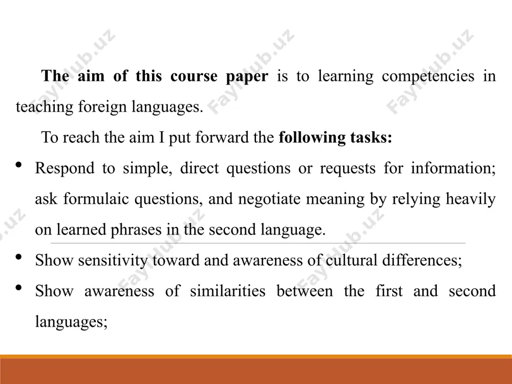 ng. methods of teaching foreign language are based on the fundamental principles of pedagogic (didactics). the seven didactic principles (consciousness, activeness visuality, consecutiveness, systematisms, accessibility, and durability) are interdependent and mutually complementary. 2.1. contextual knowledge one of the main methodological principles is the principle of practical or communicative approach. it means pupils should be involved in oral and written communication throughout the whole course of leaning the foreign language. this principle is realized in modern teaching aids and teaching materials now in use in schools. pupils are taught to use the target language as a means of communication for listening comprehension, speaking, and reading. learner – focused teaching talking about teaching competencies is reflecting on the way teachers develop their teaching practice. this reflection leads to an understanding of the teachers’ views on education, their performance in the classroom, and their objectives. teachers who are committed with their practice, their …