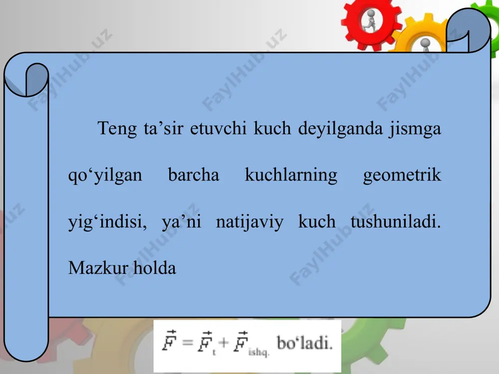 jismning bir necha kuch ta’siridagi harakati 10 - sinf - Page 5