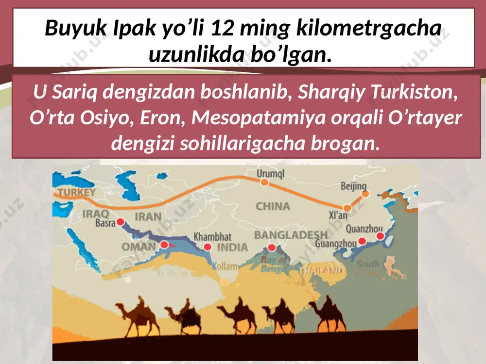 buyuk ipak yo‘li. 6- sinf - Page 5