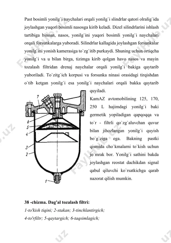 dizel dvigateli yonigi bilan taminlash tizimi sxemalarini o‘rganish - Page 4